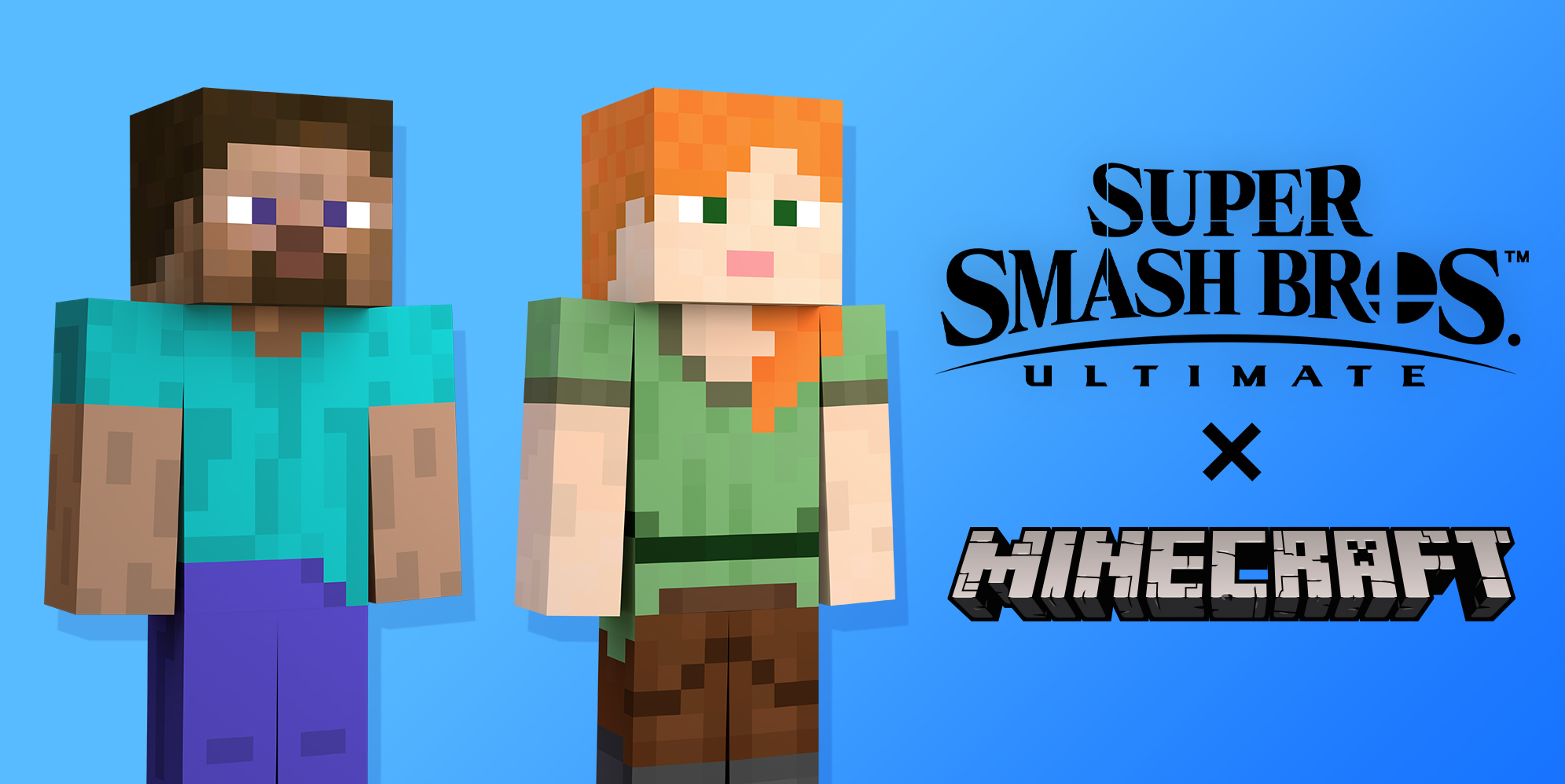 Super Smash Bros. Ultimate (Switch): Steve e Alex de Minecraft