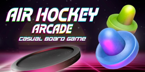 Air Hockey Arcade: Casual Board Game switch box art