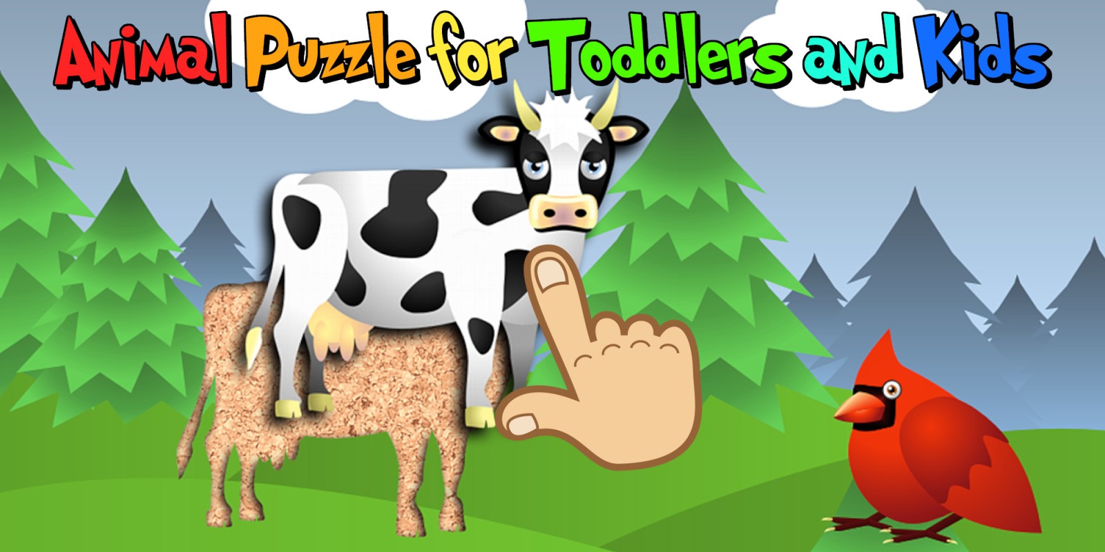 Animal Puzzle for Toddlers and Kids - обучающая и веселая игра для дошкольников и детских садов