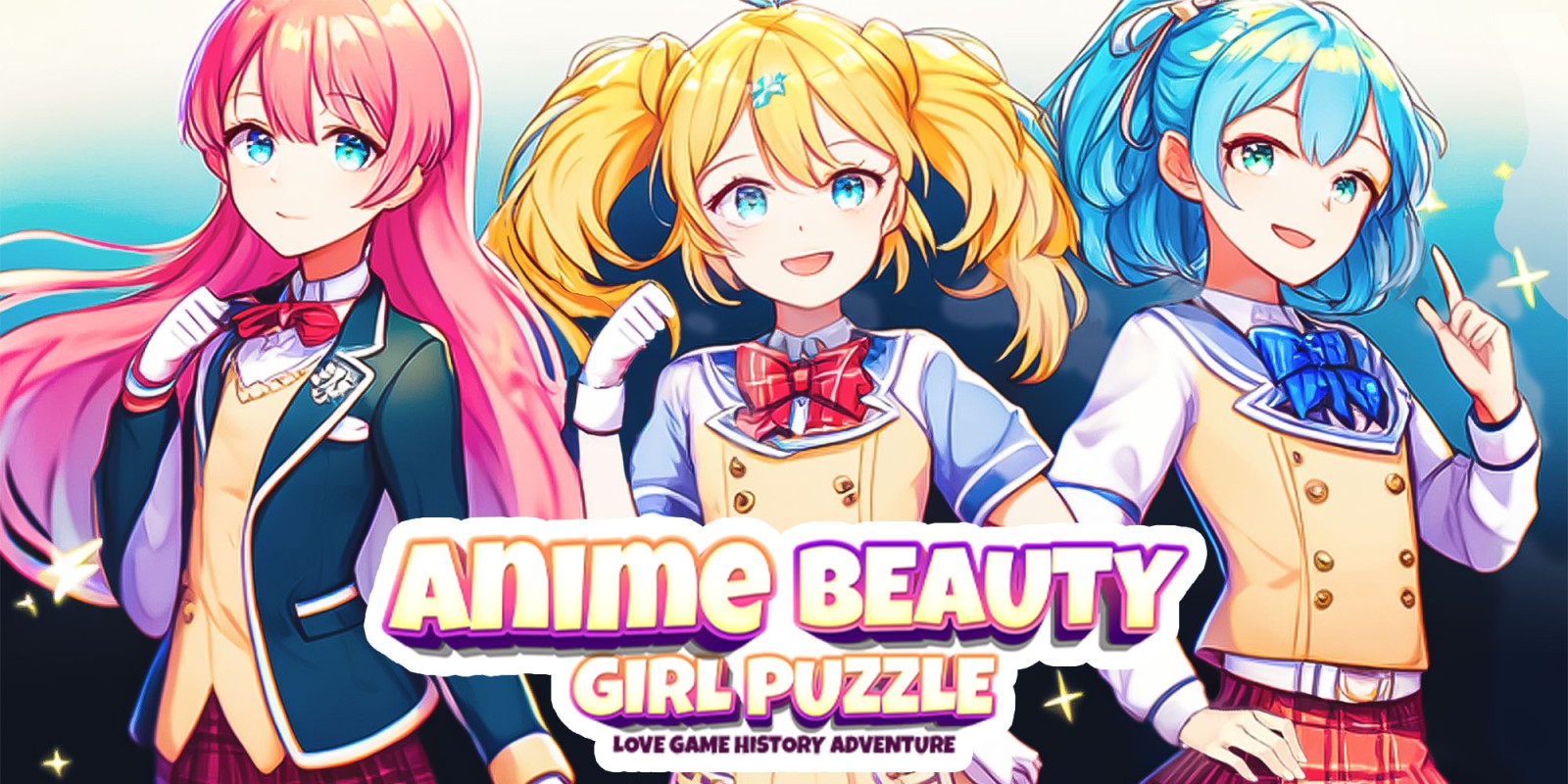 Anime Beauty Girl Puzzle - Love Game History Adventure
