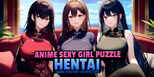 Anime Sexy Girl Puzzle - Hentai Game History Adventure switch box art