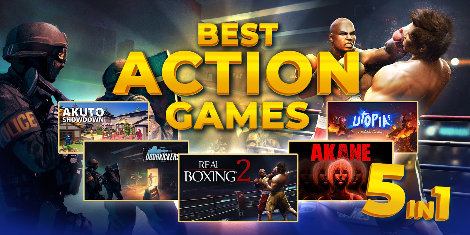 Best Action Games 5-in-1