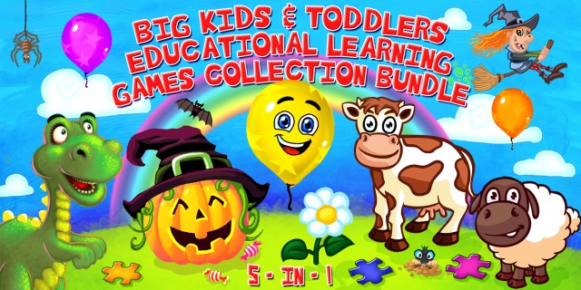 Image de BIG Kids & Toddlers Educational Learning Games Collection Bundle 5-in-1