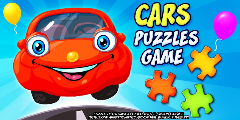 Cars Puzzles Game - puzzle di automobili gioco auto e camion garage istruzione apprendimento giochi per bambini e ragazzi