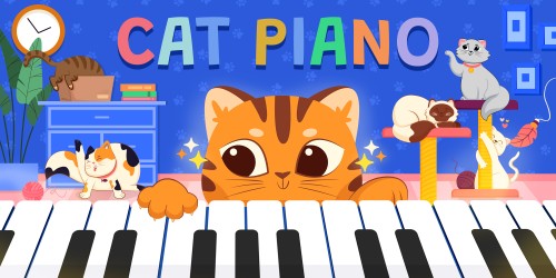 Cat Piano switch box art