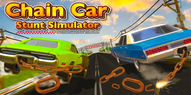 Image de Chain Car Stunt Simulator - 3D Extreme Highway Car Driving Games