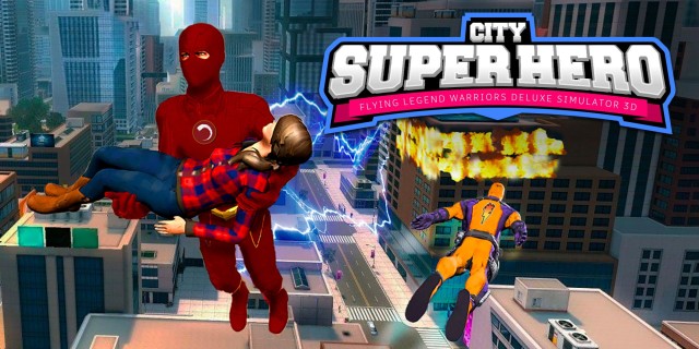 Image de City Super Hero 3D - Flying Legend Warriors Deluxe Simulator