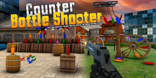 Image de Counter Bottle Shooter-Pro Aim Master Target Bottle Shoot 3D Game Strike Pistol
