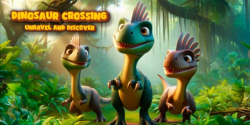 Dinosaur Crossing: Unravel and Discover switch box art