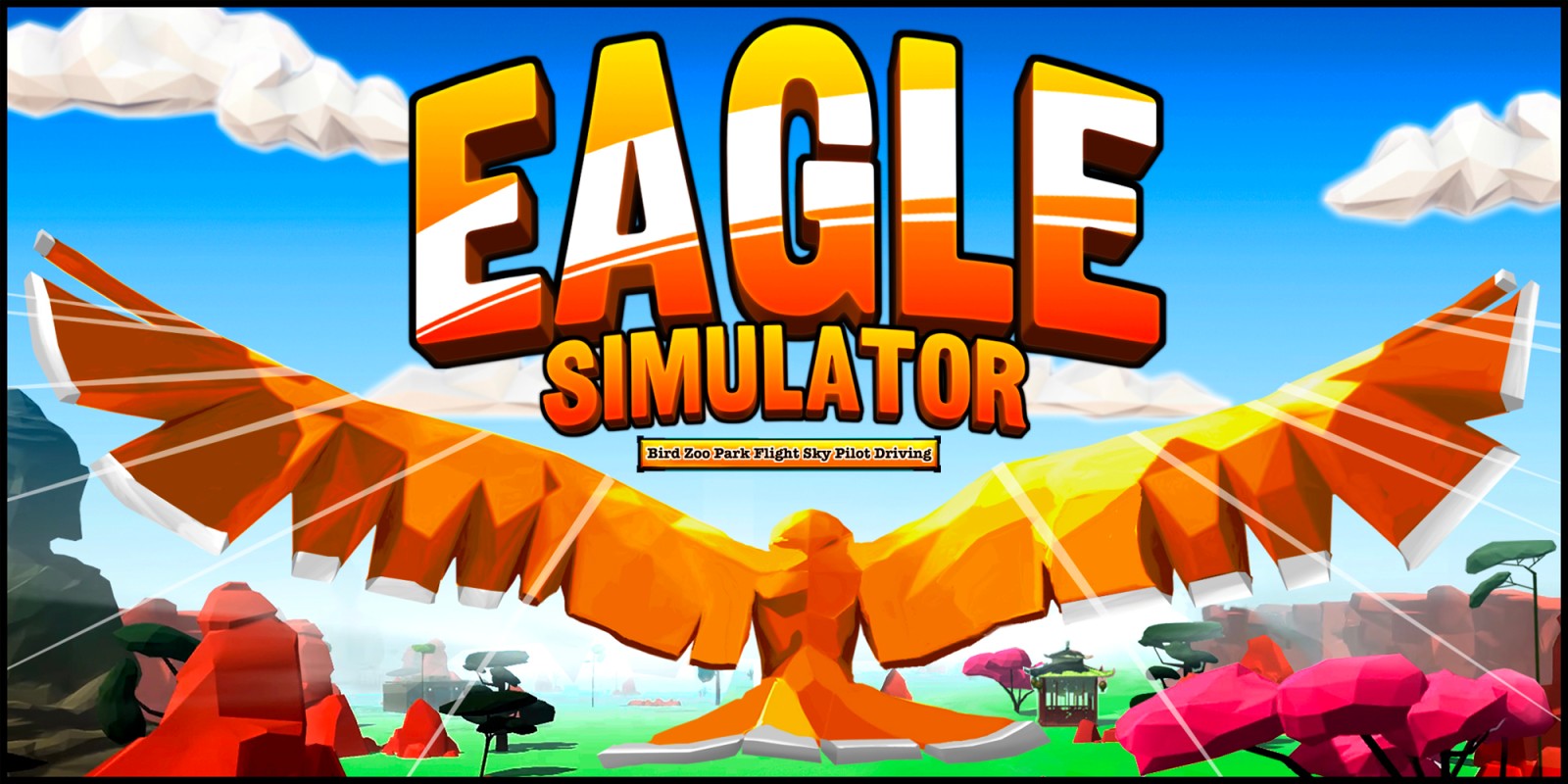 Eagle Simulator - Bird Zoo Park Flight Sky Pilot Driving
