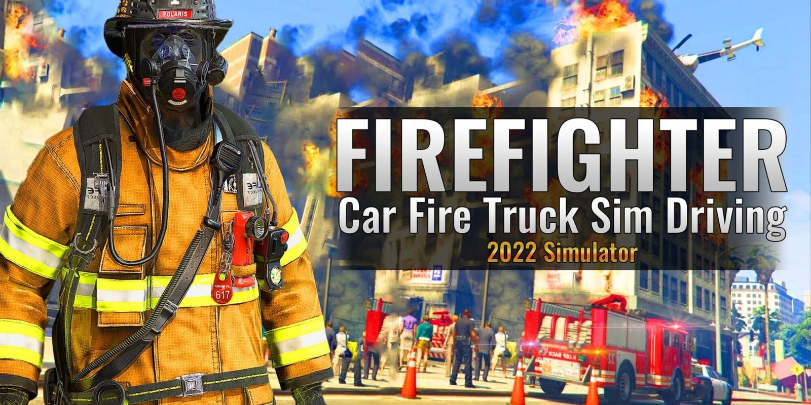Firefighter:Car Fire Truck Sim Driving 2022 Simulator