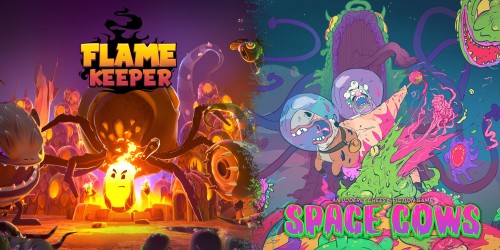 Flame Keeper + Space Cows switch box art