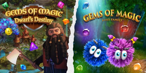 Gems of Magic: Double Pack switch box art