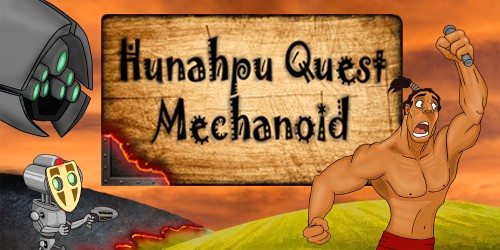 Hunahpu Quest. Mechanoid switch box art