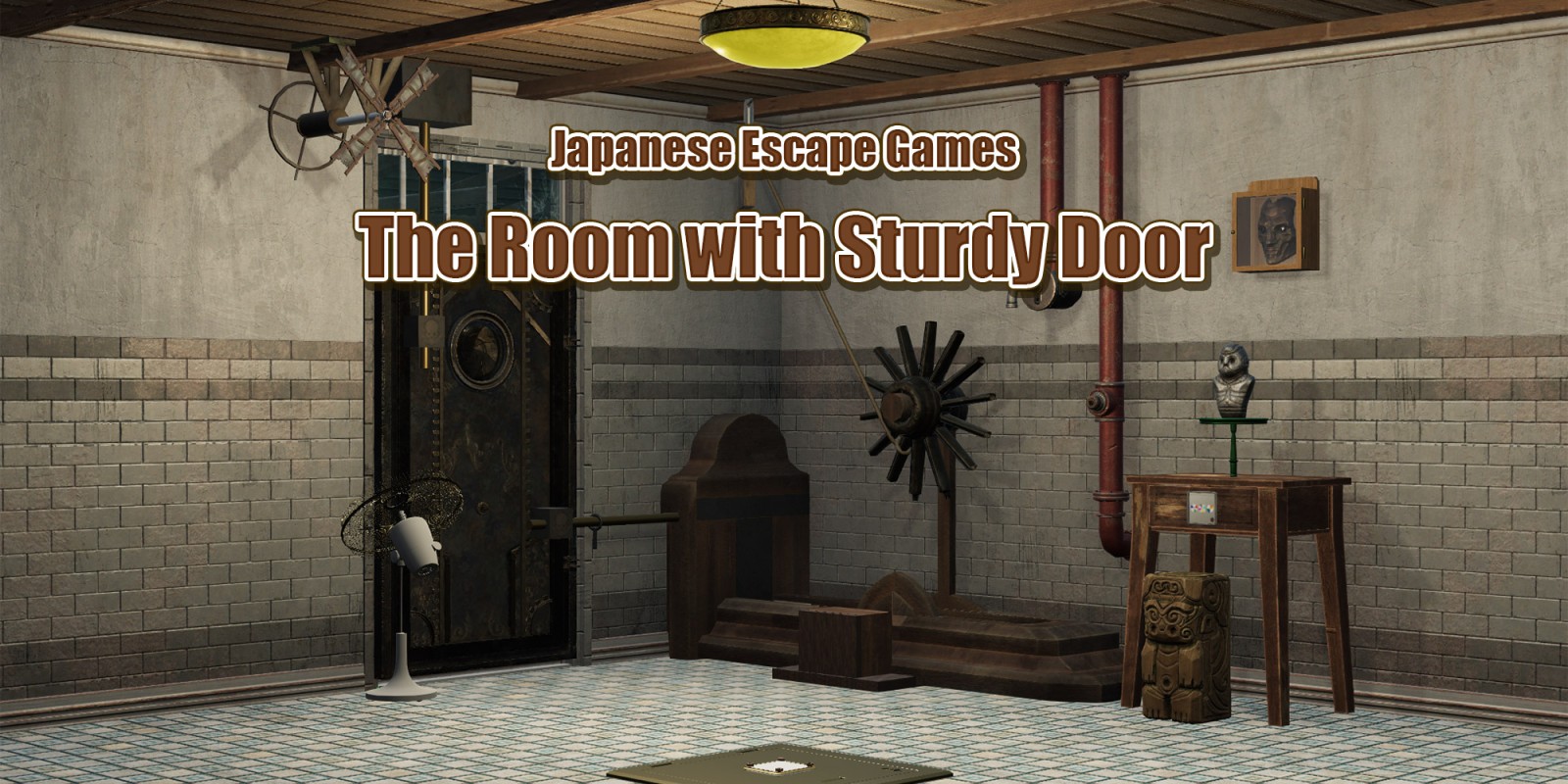 Japanese Escape from The Room with Sturdy Door