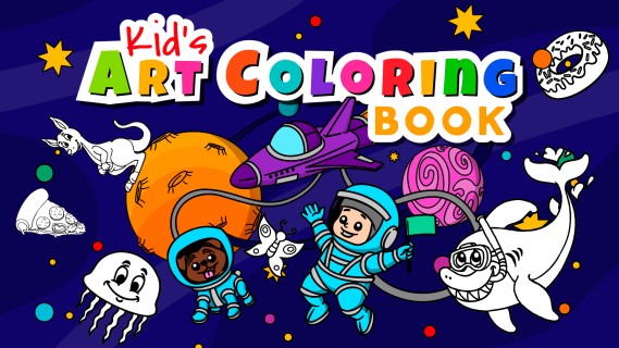 Image de Kid's Art Coloring Book