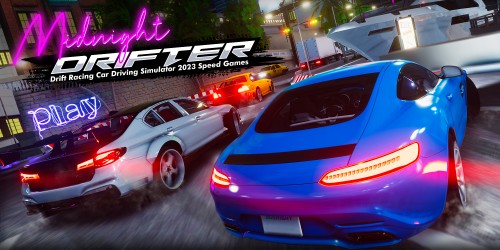 Midnight Drifter-Drift Racing Car Driving Simulator 2023 Speed Games switch box art