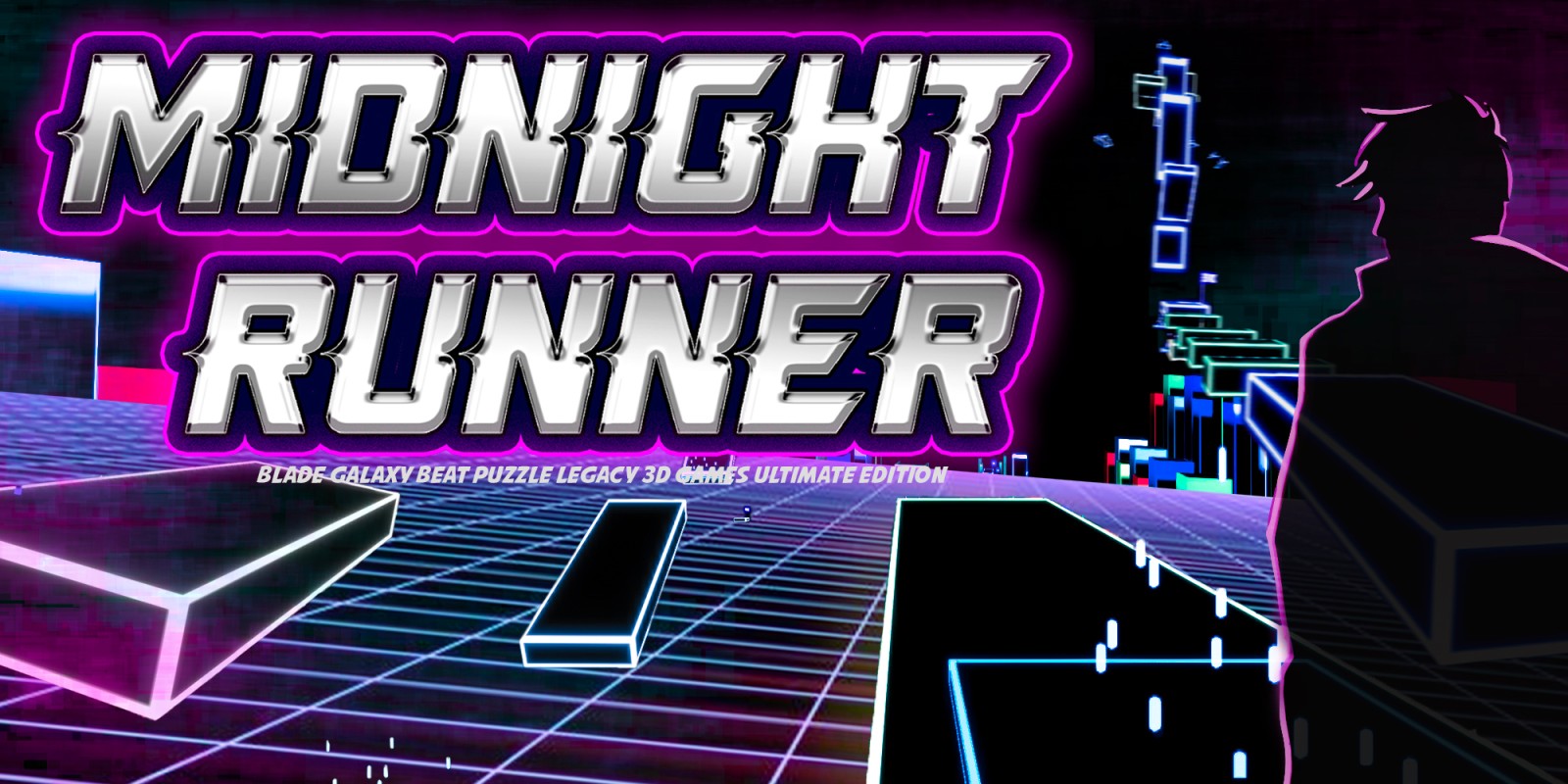 Midnight Runner - Blade Galaxy Beat Puzzle Legacy 3D Games Ultimate Edition