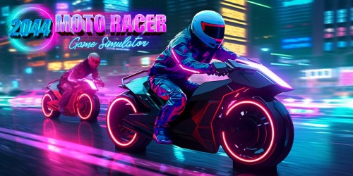 Moto Racer 2044 Game Simulator switch box art