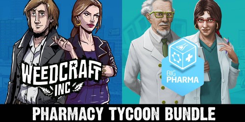 Pharmacy Tycoon Bundle: Weedcraft Inc & Big Pharma switch box art