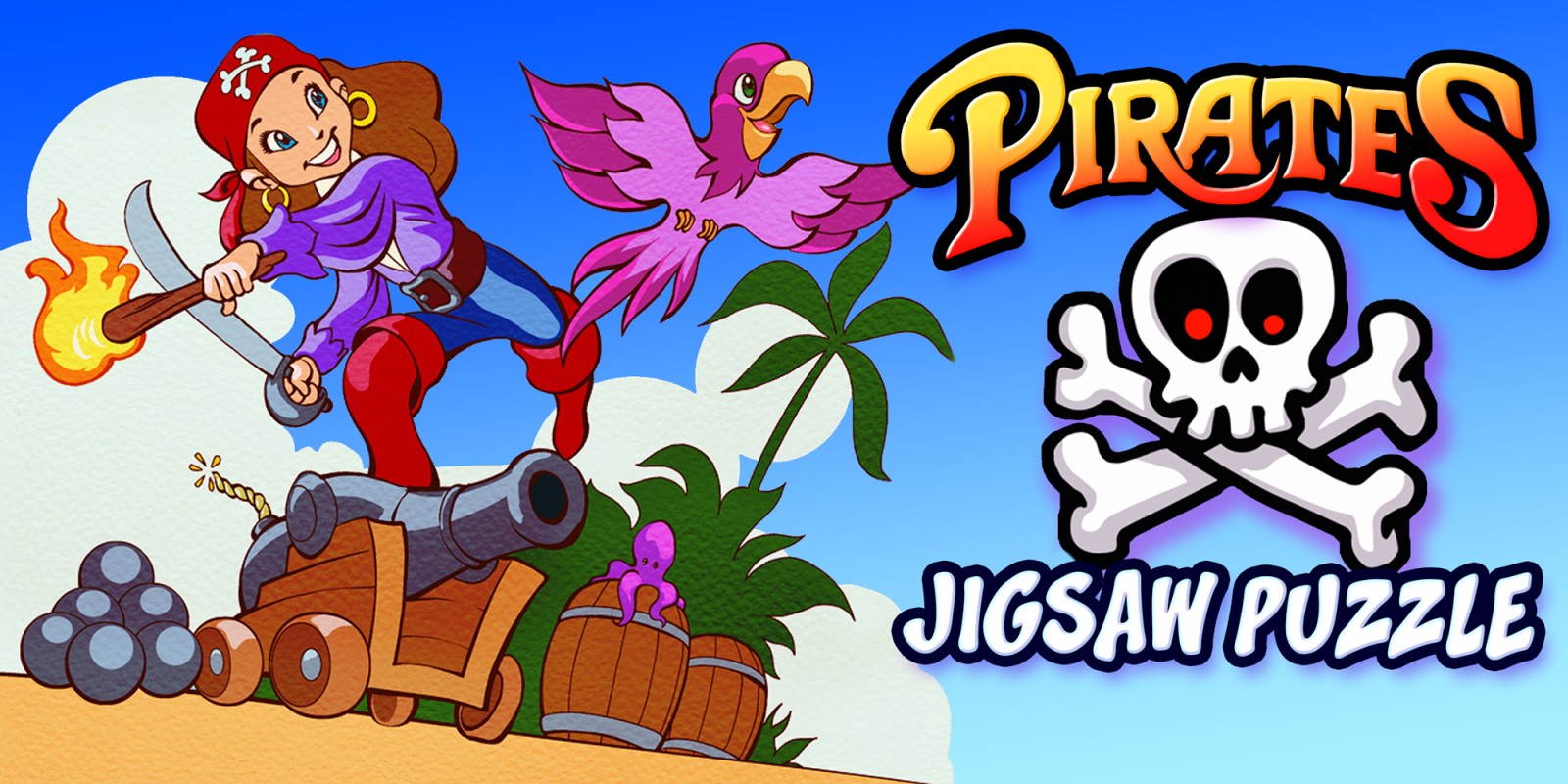 Pirates Jigsaw Puzzle - Piraten Abenteuer Puzzles Intelligenz Lernspiel Bildung & Lernen Puzzlespiele für Kinder & Kleinkinder