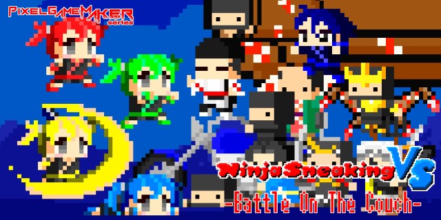 Image de Pixel Game Maker Series Ninja Sneaking VS: Battle On The Couch