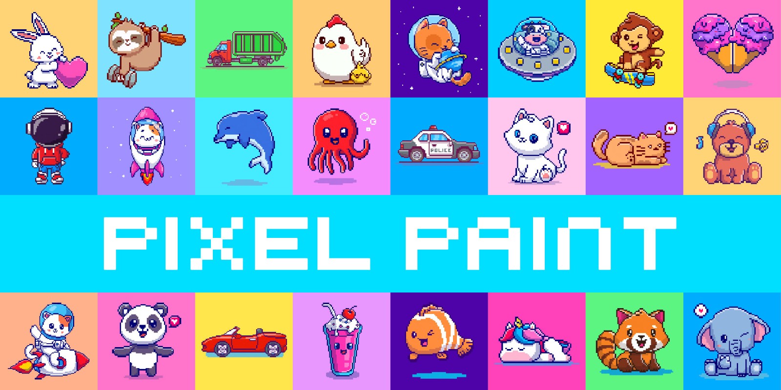 Pixel Paint | Nintendo Switch download software | Games | Nintendo