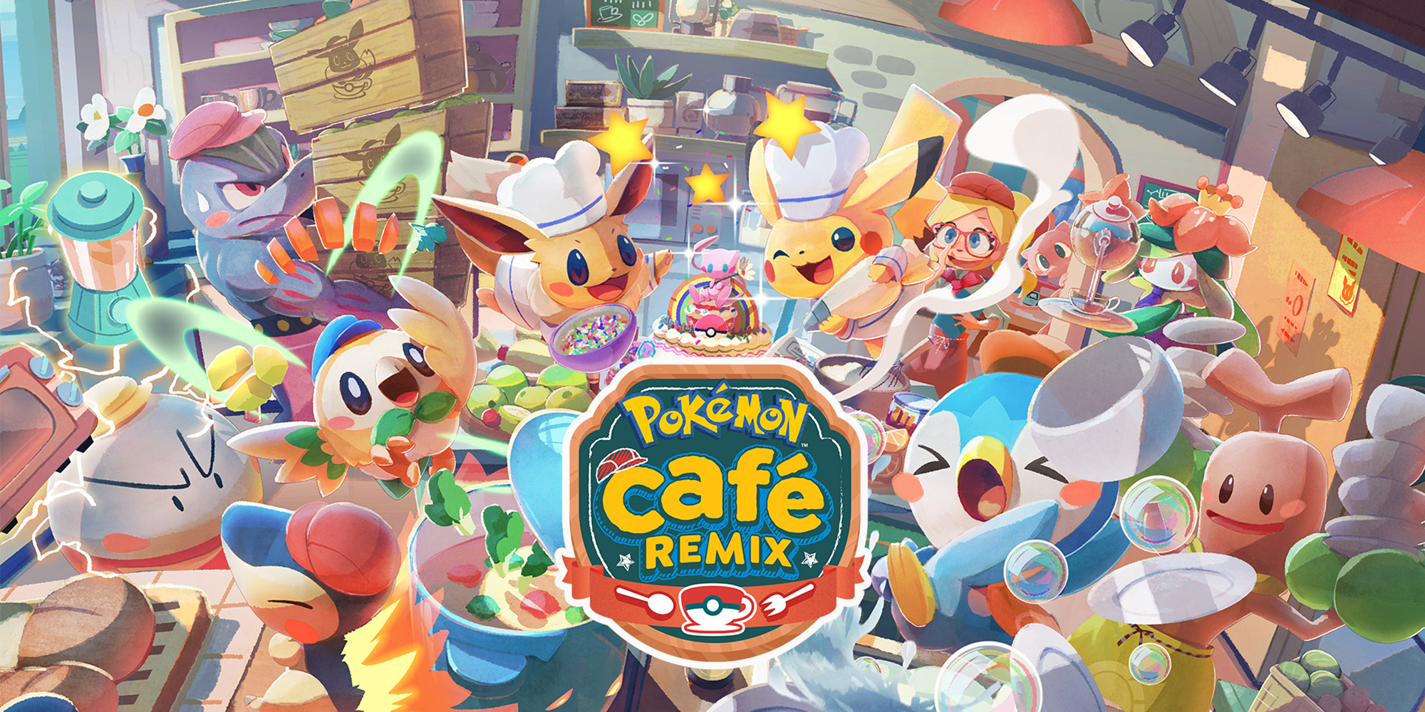musical oficial Labor Pokémon Café ReMix | Programas descargables Nintendo Switch | Juegos |  Nintendo