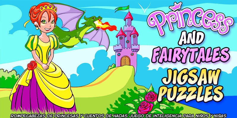 Princess and Fairytales Jigsaw Puzzles - rompecabezas de princesas y cuentos de hadas juego de inteligencia para niños y niñas