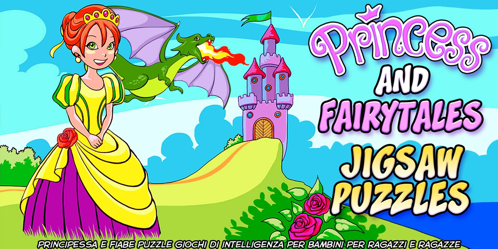 Princess and Fairytales Jigsaw Puzzles - principessa e fiabe puzzle giochi di intelligenza per bambini per ragazzi e ragazze