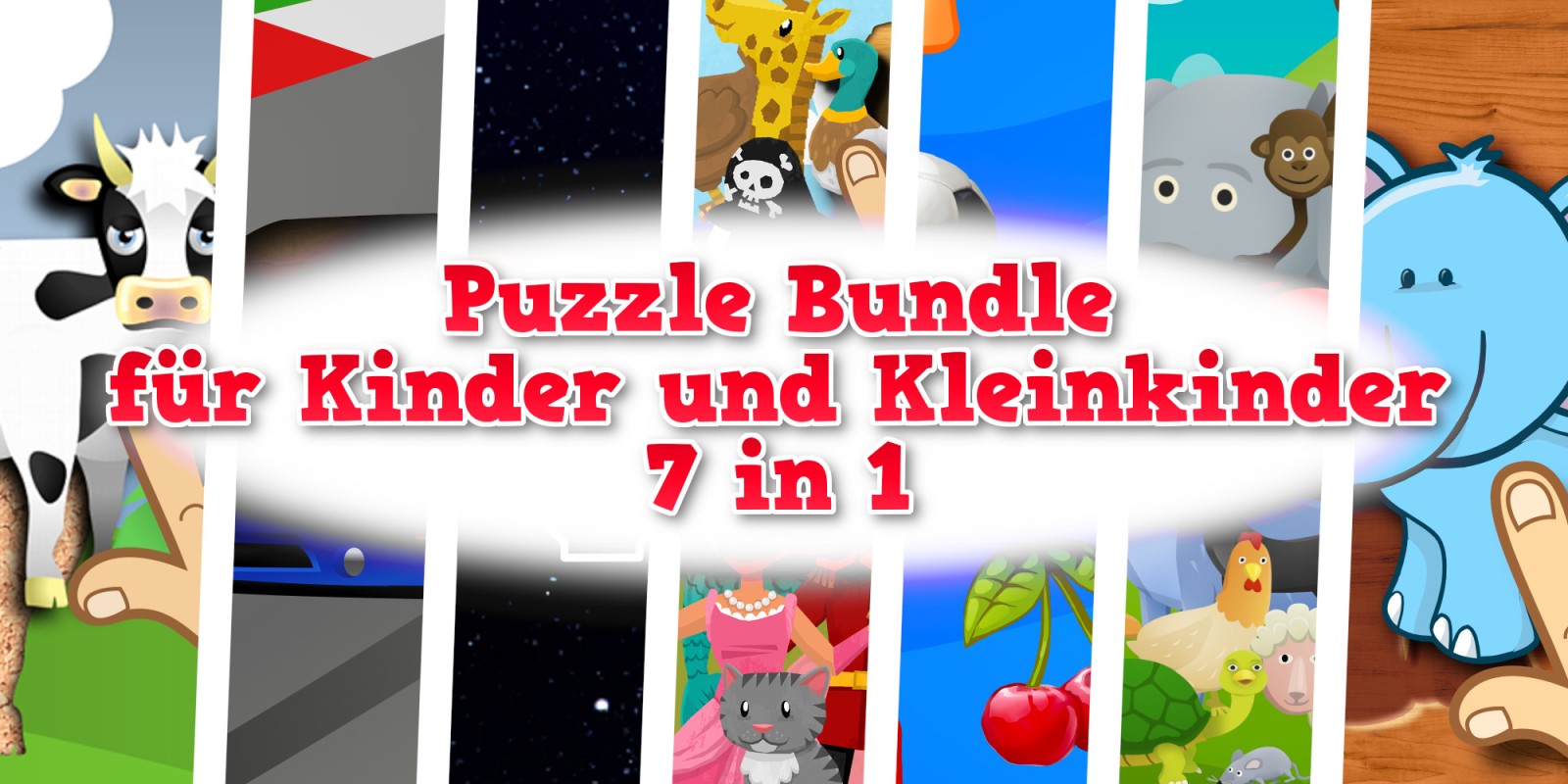 Puzzle Bundle für Kinder und Kleinkinder - 7 in 1