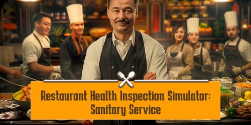 Restaurant Health Inspection Simulator: Sanitary Service switch box art