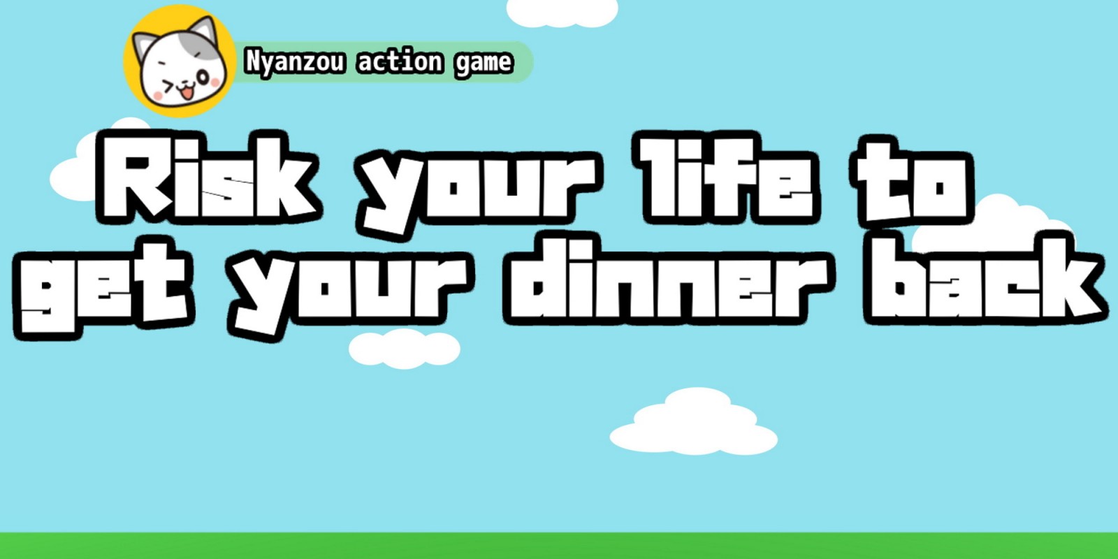Risk your life to get your dinner back -Nyanzou action game-