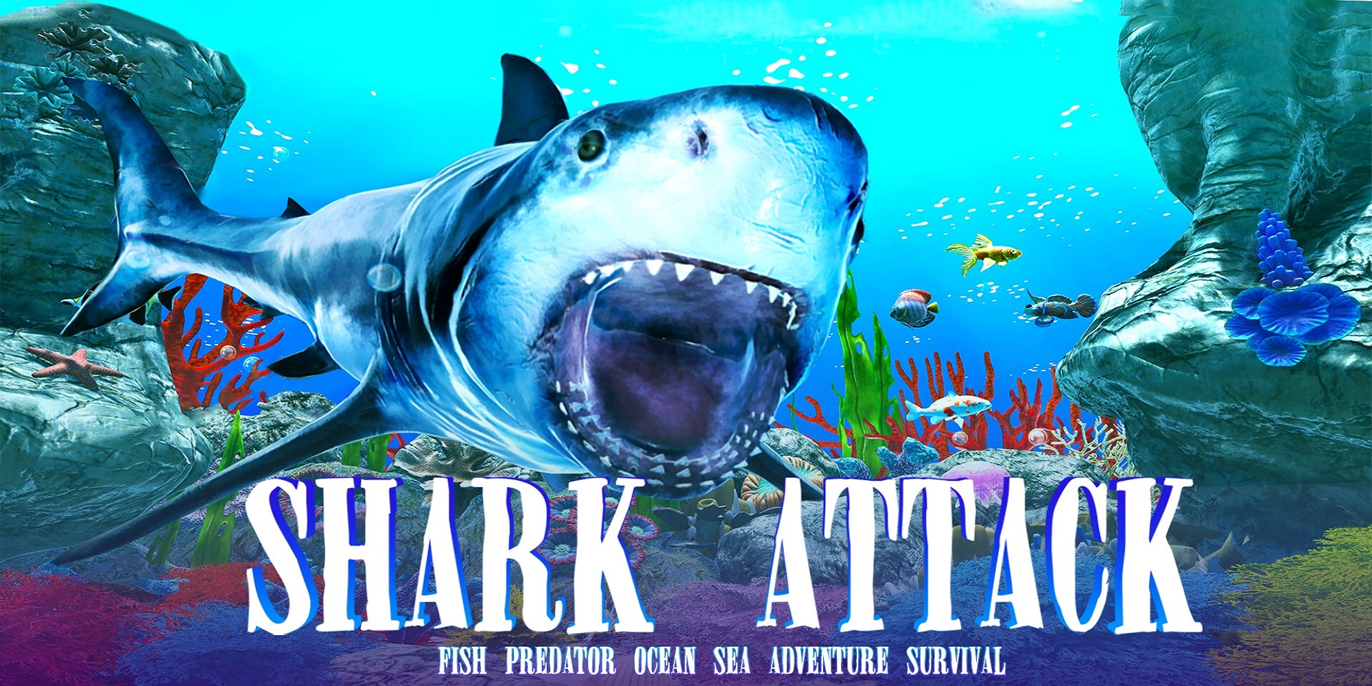 Shark Attack: Fish Predator Ocean Sea Adventure Survival, Nintendo Switch  download software, Games