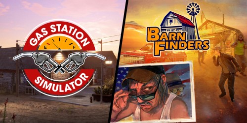 Simulator Bundle: Gas Station Simulator and Barn Finders switch box art