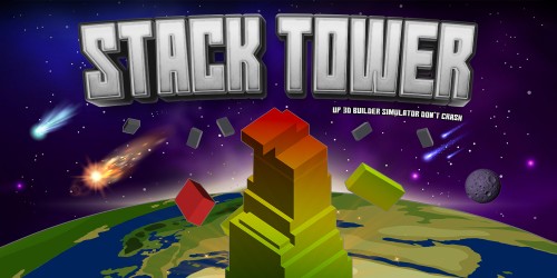 Stack Tower Up 3D Builder Simulator Don't Crash switch box art