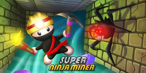 Super Ninja Miner switch box art