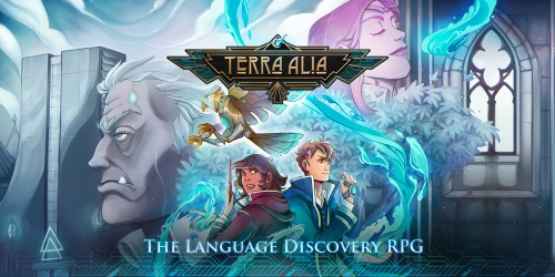 Terra Alia: The Language Discovery RPG switch box art