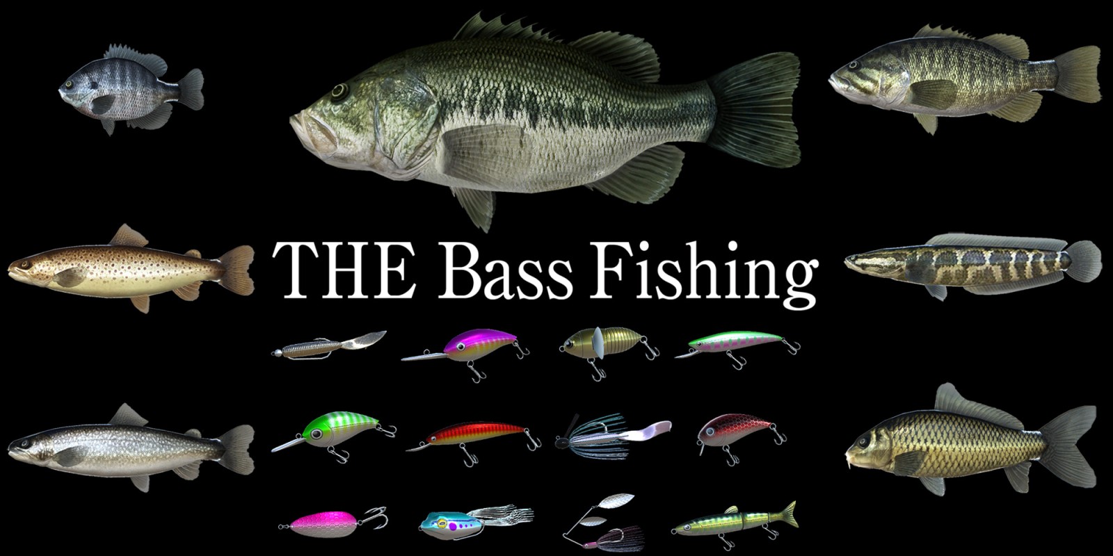 Big Catch Bass Fishing with Fishing Rod Bundle (Wii)