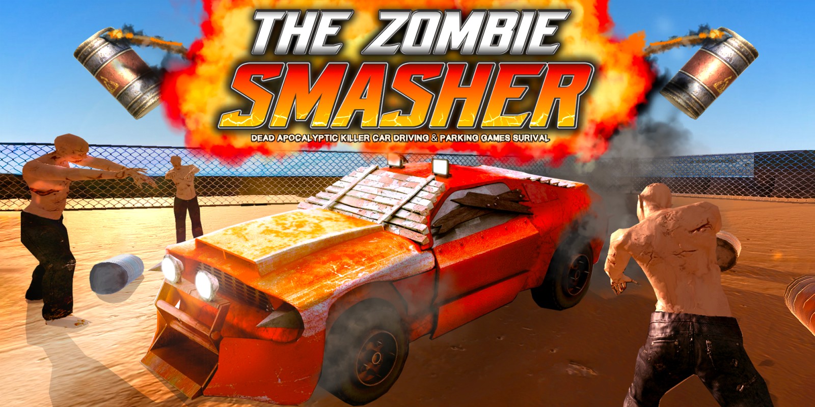 2x1 NSwitchDS TheZombieSmasherDeadApocalypticKillerCarDriving Image1600w 