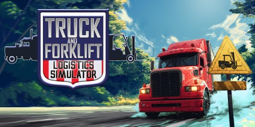 Truck and Forklift Logistic Simulator switch box art