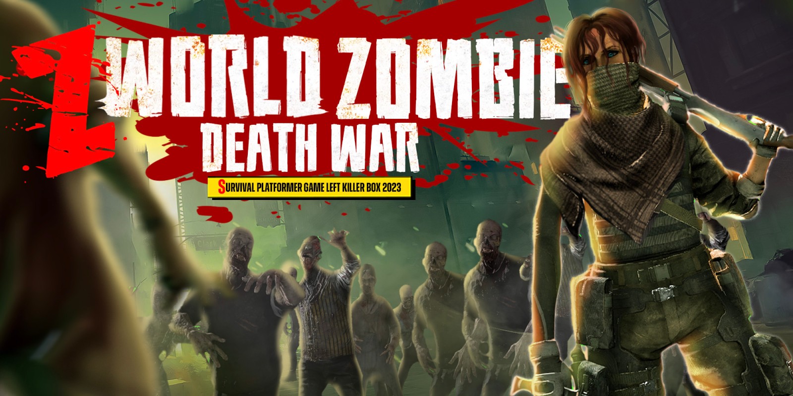 Z World Zombie Death War : Survival Platformer Game Left Killer Box 2023