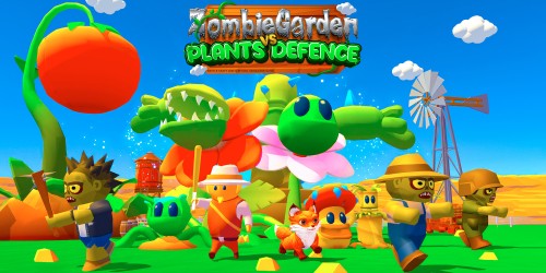 Zombie Garden vs Plants Defence -Battle Craft and Survival Simulator Game switch box art