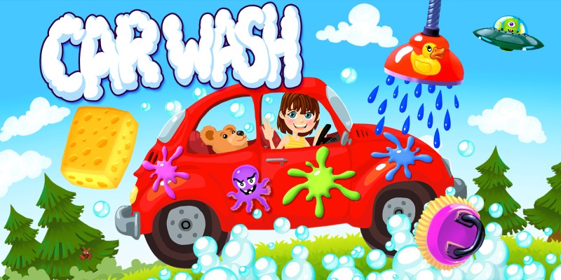 Car Wash - Jogo de garagem de carros e caminhões para bebês e crianças