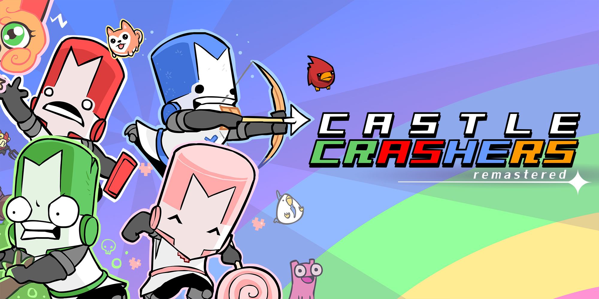 Castle Crashers Remastered é anunciado oficialmente para PS4 e Switch