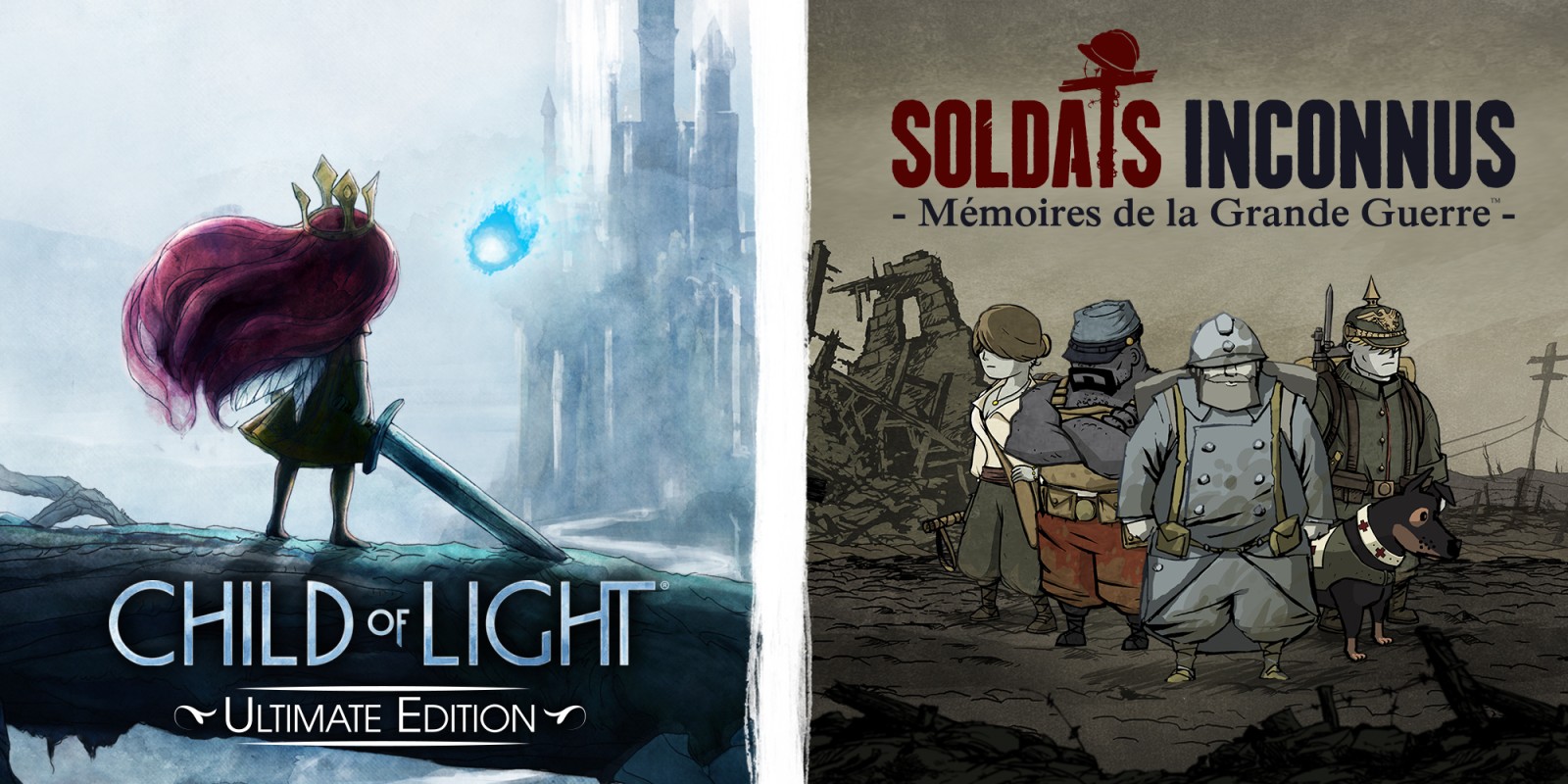 Child of Light Ultimate Edition & Soldats Inconnus - Mémoires de la Grande Guerre  Bundle