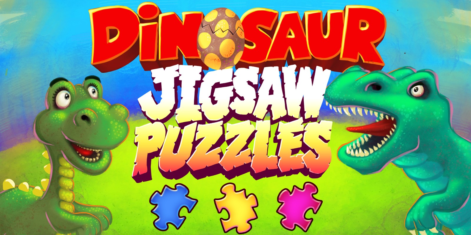 Dinosaur Jigsaw Puzzles - Пазлы с динозаврами игра-головоломка с динозаврами для детей и малышей