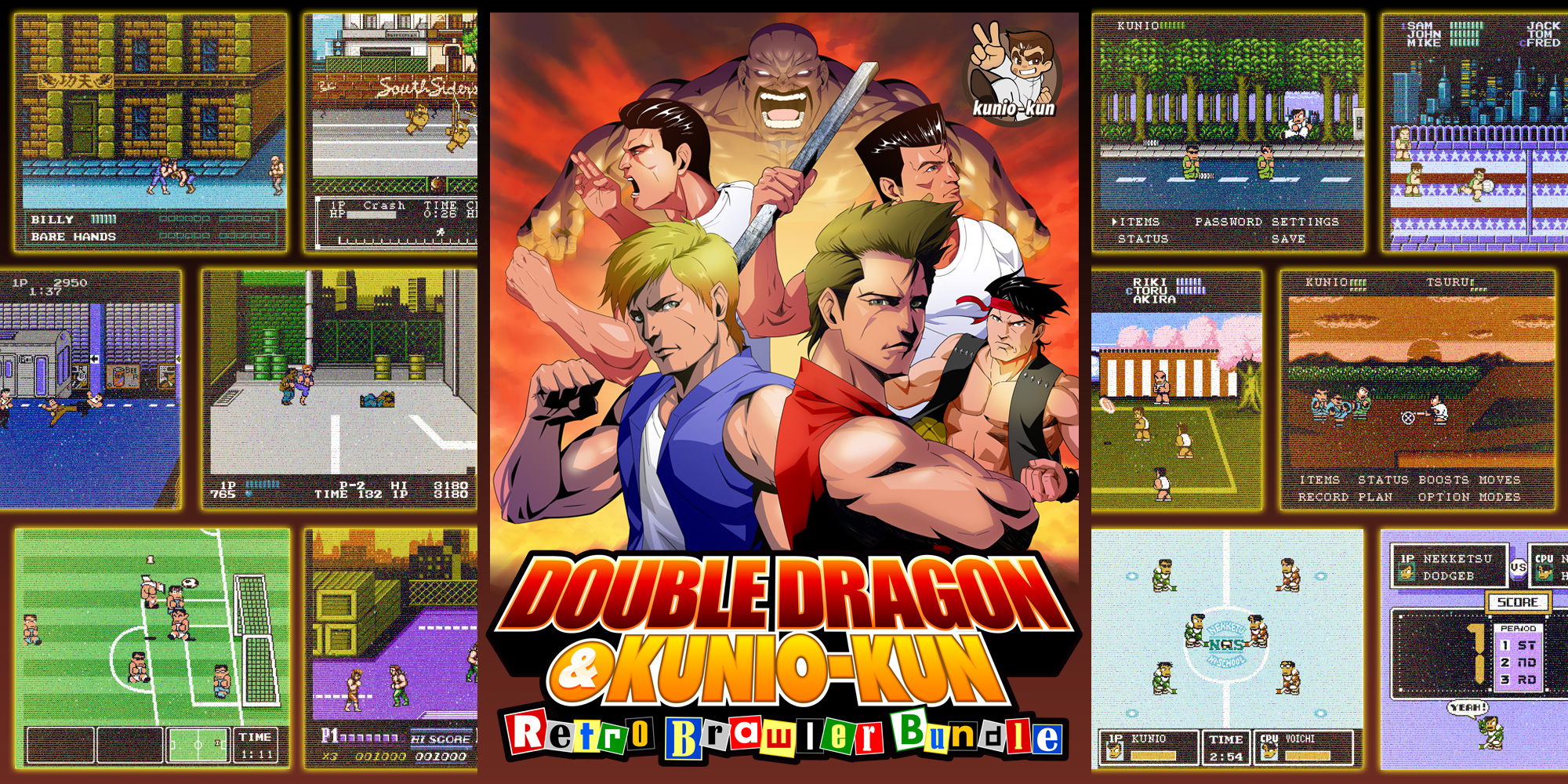 Switch Limited Run #115 : Double Dragon & Kunio-Kun Retro Brawler Bund –  Limited Run Games