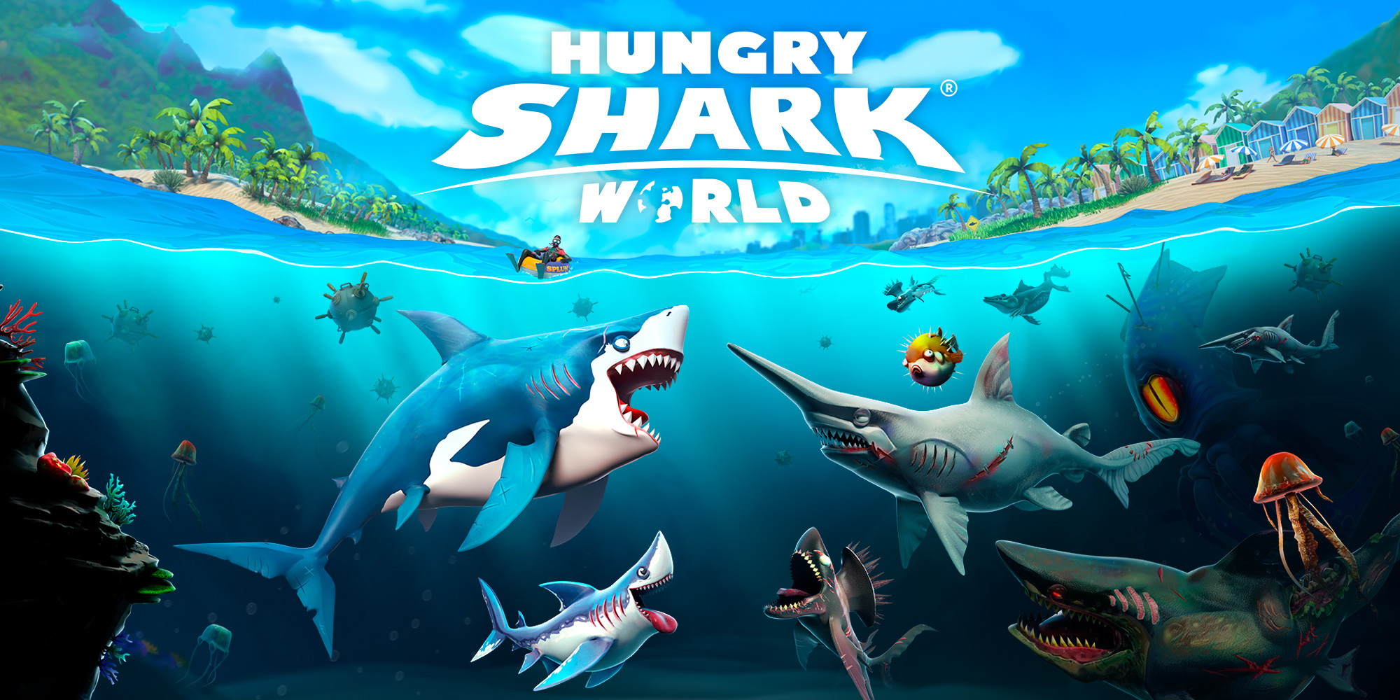 Hungry Shark® World | Nintendo Switch download software | Games | Nintendo