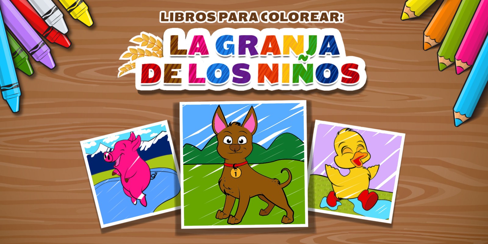LIBROS PARA COLOREAR: LA GRANJA DE LOS NIÑOS (KIDS: FARM COLOURING)